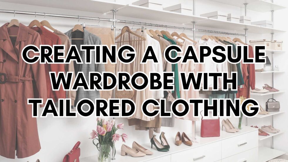 Creating a Capsule Wardrobe with Tailored Clothing
