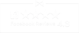 Facebook reviews rating graphic